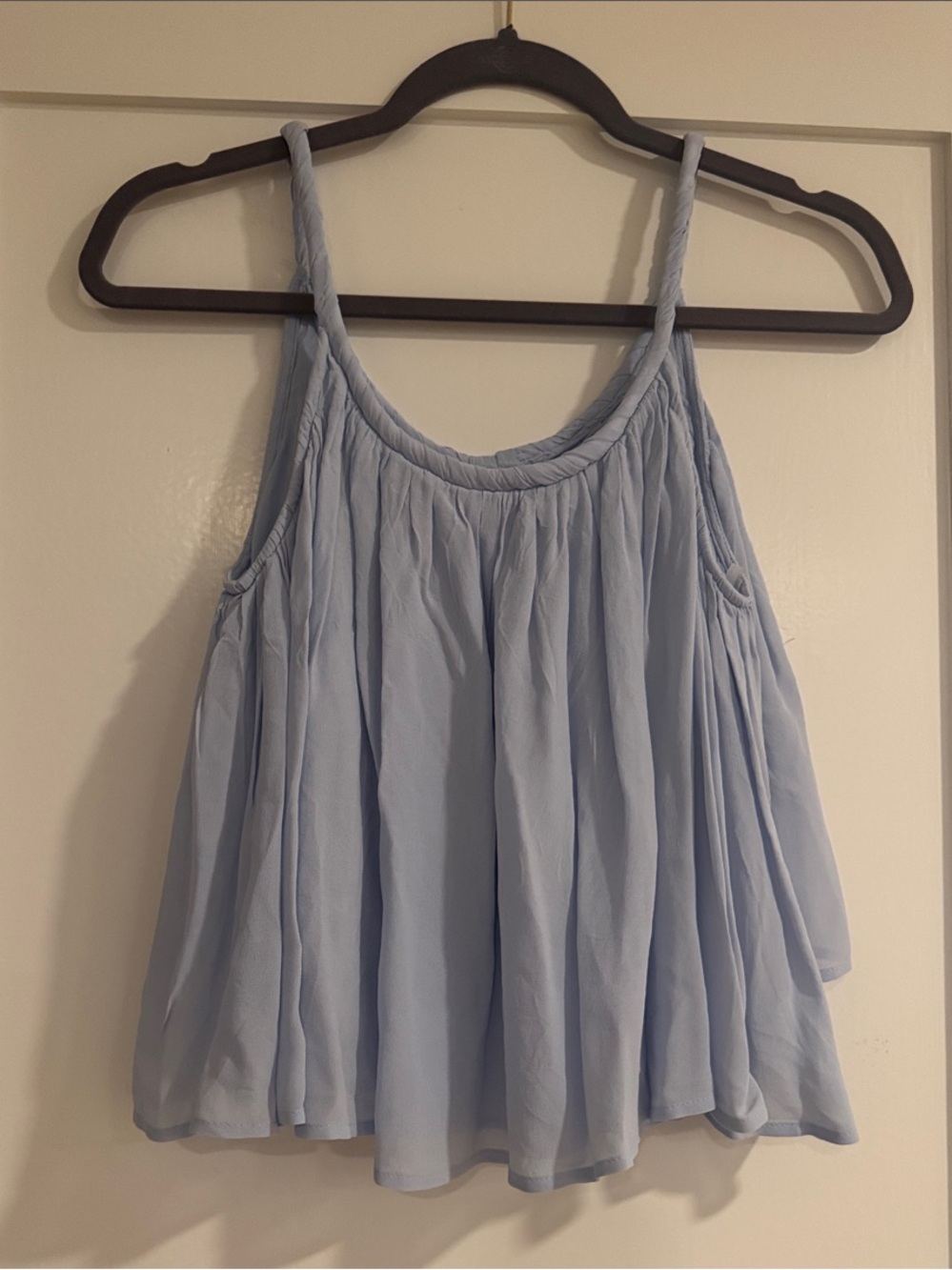 LOFT NWT Blue Flowy Tank Top